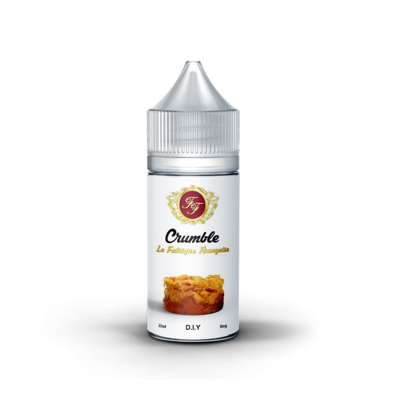 Crumble : cassonade, pommes, pâte sablée