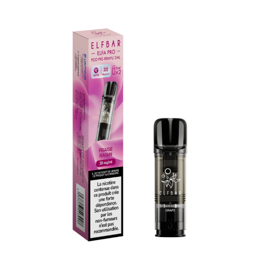 Cartouche Elfa - Fraise Raisin