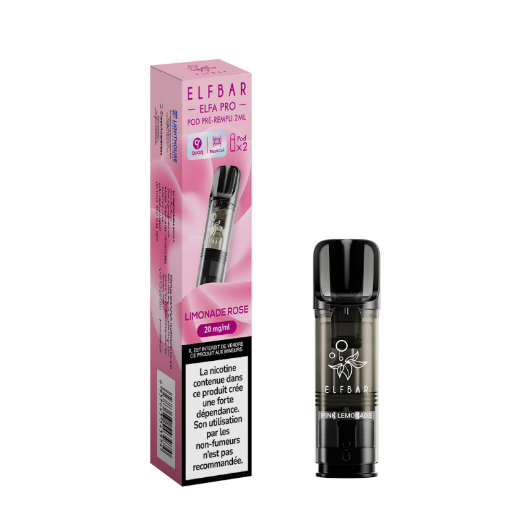 Cartouche Elfa - Limonade Rose