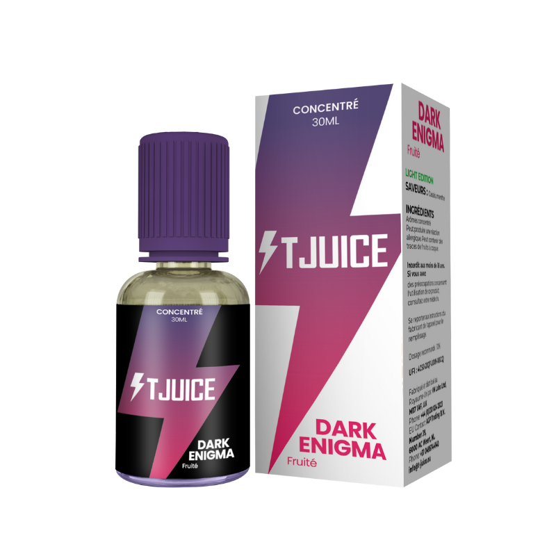 Dark Enigma : cassis, litchi, menthe - 30ml