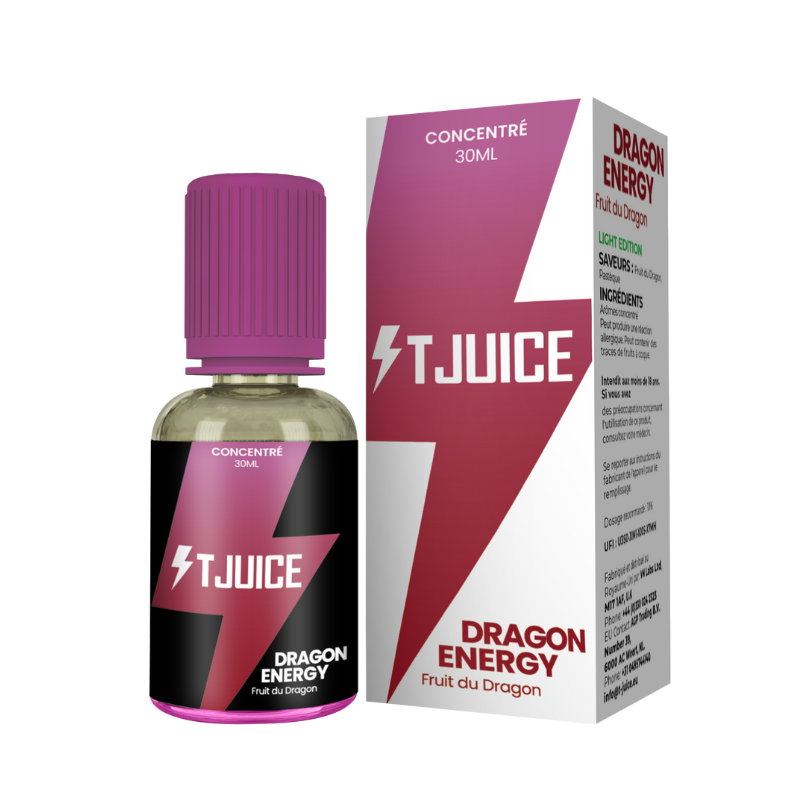 Dragon Energy : Pastèque Fruit du dragon énergie bull - 30ml