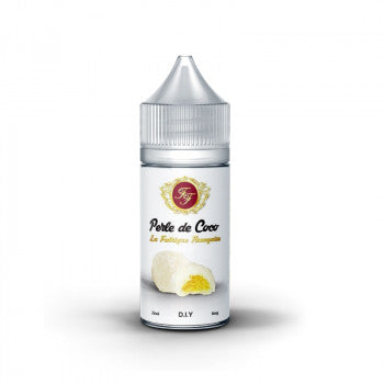 Perle de coco : crème patissière, noix de coco, riz gluant, sucre glace