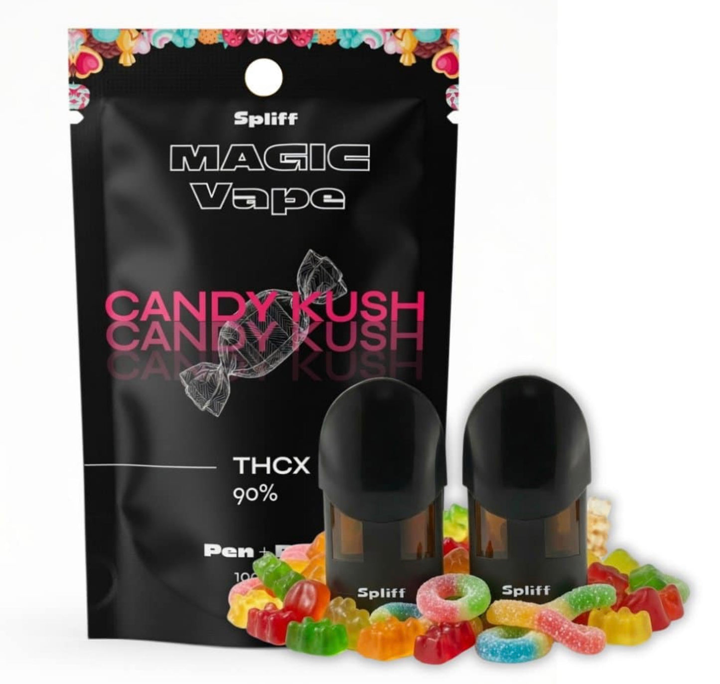 Pods THCX – 90% – Candy Kush – Pod x2- Spliff